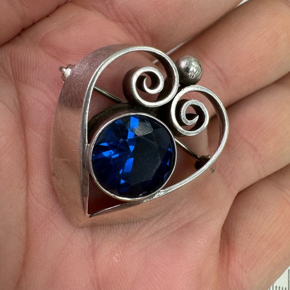 Stunning Authentic KALO Sterling silver signed pin brooch pendant necklace - Picture 1 of 16